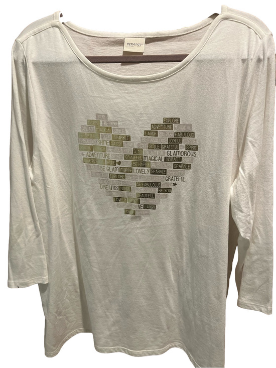 Chico's Tops - 93. WOMENS CHICO’S ZENERGY 3/XL DETAIL TOP